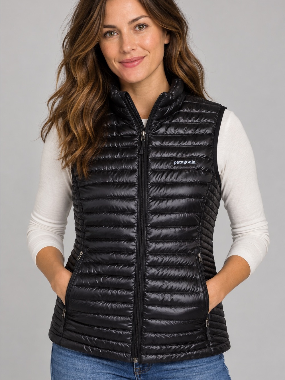 Patagonia Women’s Ultralight Down Vest Black Medium